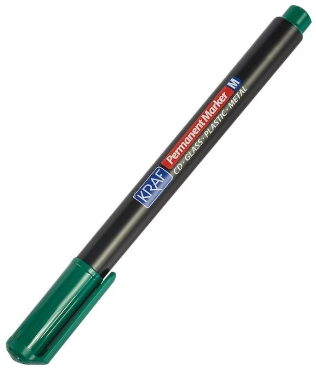 KRAF 280 ASETAT KALEMİ OHP PLUS (M) YEŞİL 12'Lİ KUTU