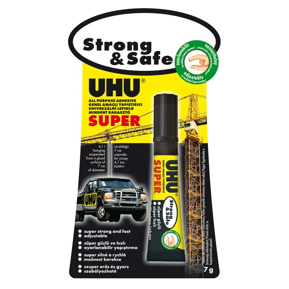 UHU 39370 JAPON YAPIŞTIRICI SÜPER STRONG & SAFE 7 ML