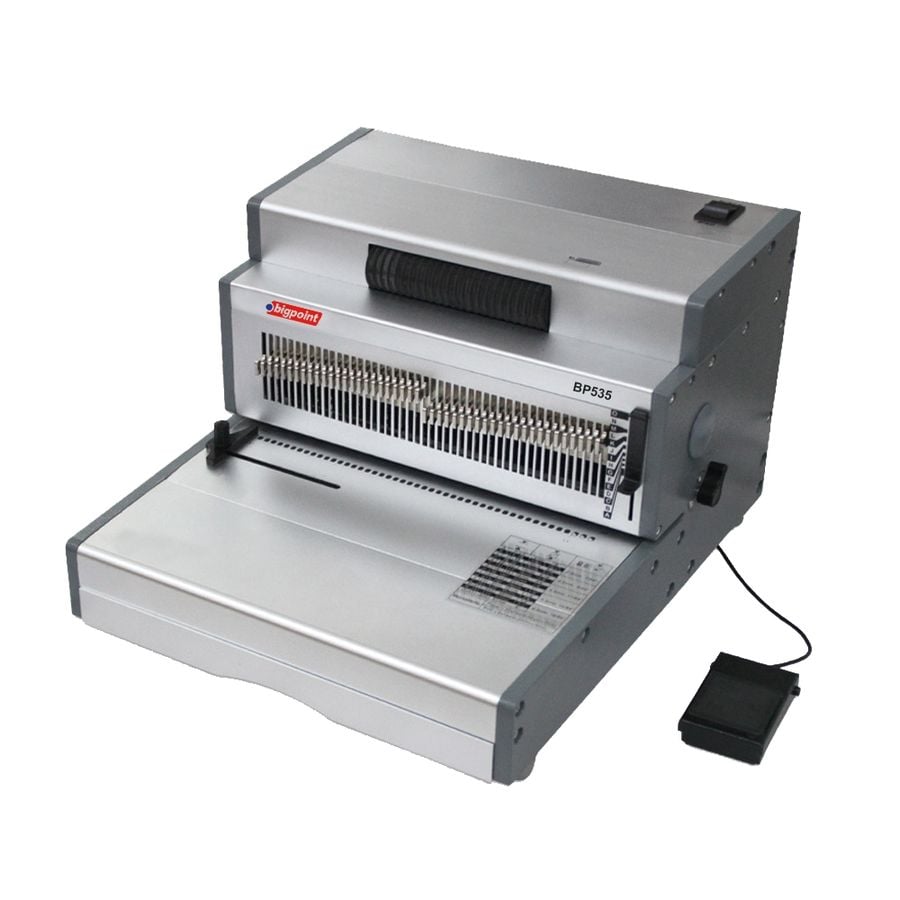 BİGPOİNT BP535 ELEKTRİKLİ PLASTİK HELEZON SPİRAL MAKİNESİ 22 YAPRAK