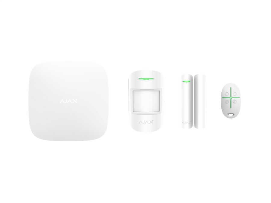 Ajax Hubkit Plus- Gelişmiş Kablosuz Alarm Kiti - Beyaz
