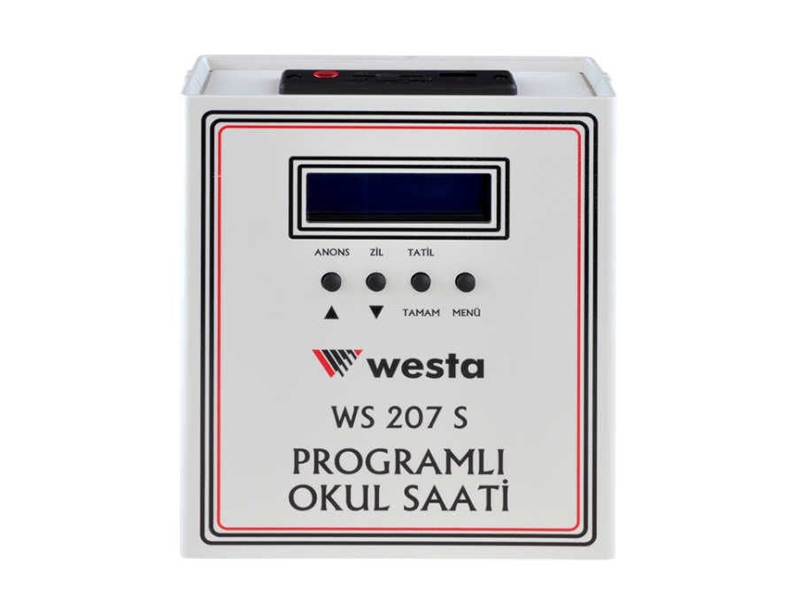 Westa WS-207S - USB Girişli Akıllı Okul Saati USB GİRİŞLİ AKILLI OKUL SAATİ