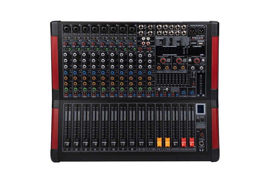 Decon DMP-122FX 12 Kanal 650w Power Mixer 12 Kanal 1500w Power Mikser