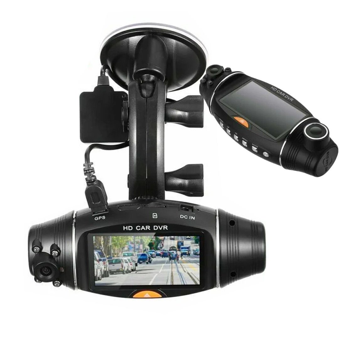 POWERMASTER PM-18765 2.7'' TFT EKRAN ÇİFT KAMERALI GPS MODÜLLÜ HD ARAÇ KAMERASI DVR (32GB DESTEKLİ)