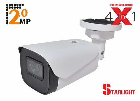 SP-2120S 2.0 MP 3.6 MM MP LENS 2 ARRAY LED STARLIGHT IR BULLET 4 in 1 KAMERA