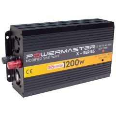 POWERMASTER PWR1200-24 TEK DİJİTAL EKRAN 24 VOLT - 1200 WATT MODIFIED SINUS WAVE INVERTER