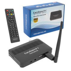 BOTECH PIKO 800 IPTV DESTEKLİ FULL HD MİNİ ÇANAKSIZ UYDU ALICISI TKGS'Lİ