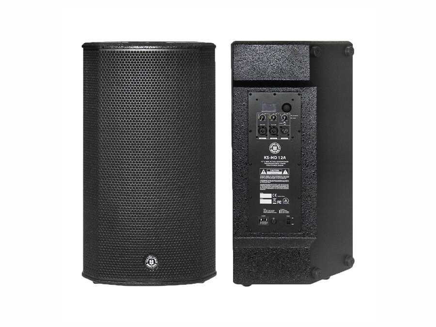 Topp Pro KS HD12A - 12'' 2 Yollu Aktif Hoparlör - 2000/4000 Watt 12'' Ahşap Kabinli 2 Yollu Aktif Hoparlör