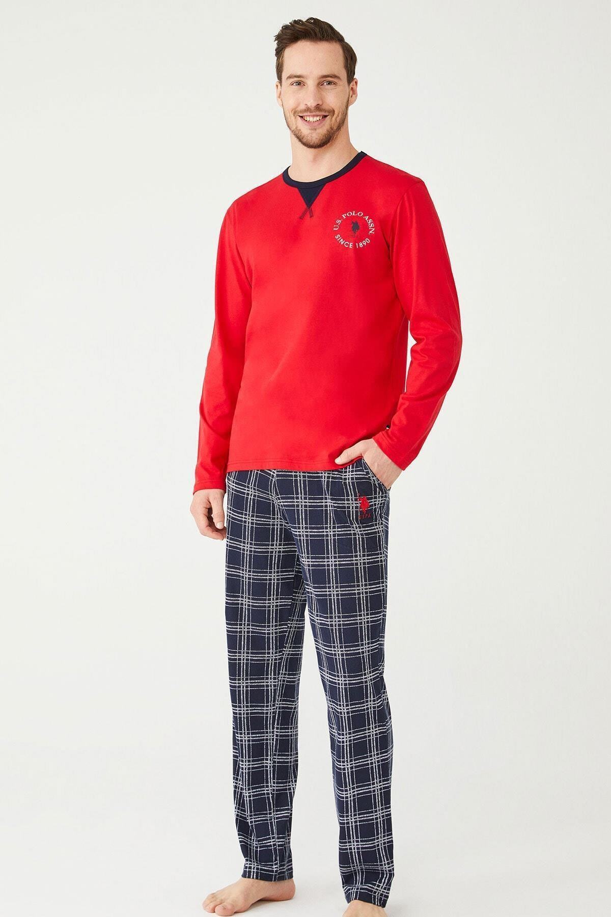 U.s. Polo Assn. Erkek Yuvarlak Yaka Pijama Takımı 18338