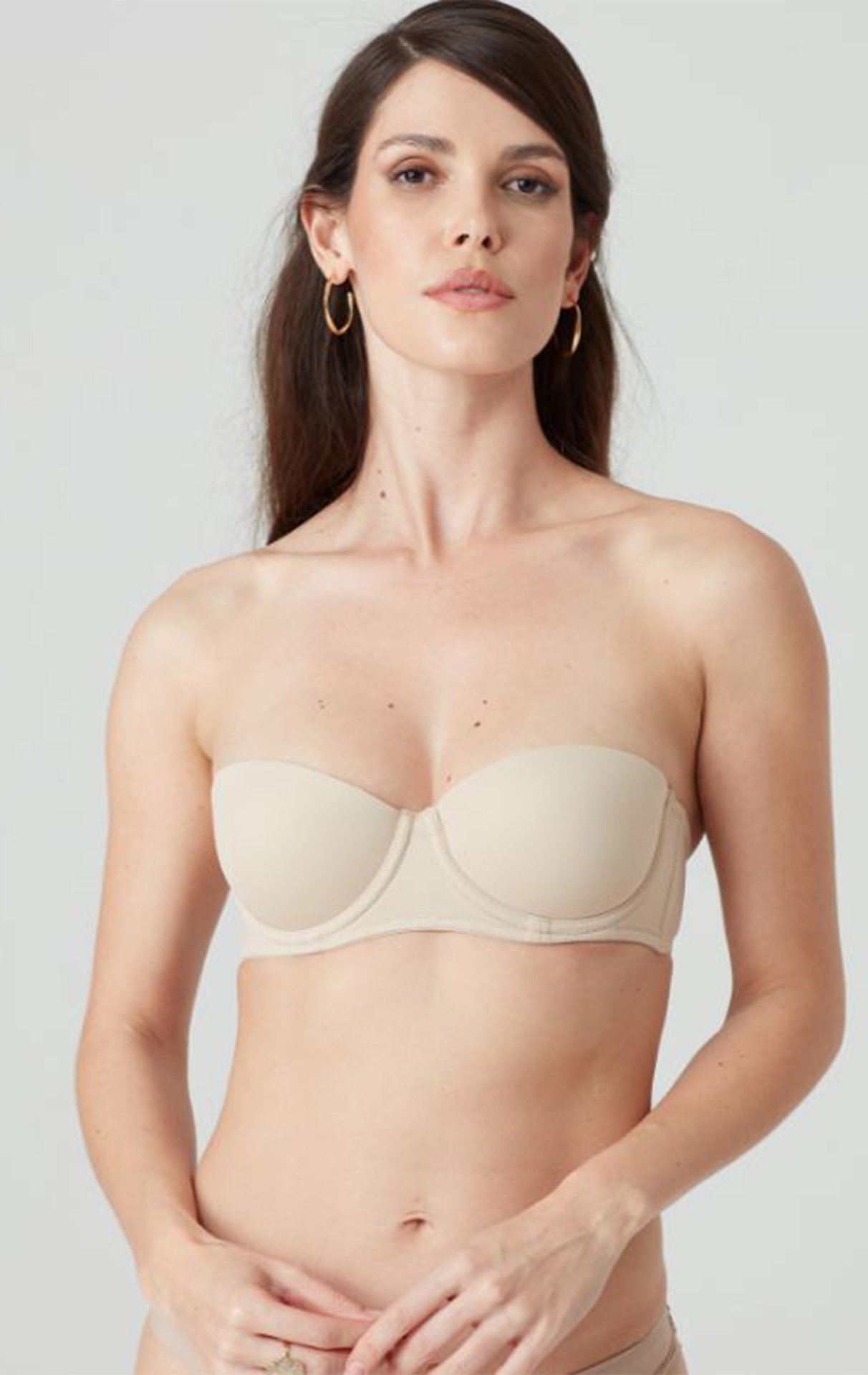 Pierre Cardin 6102 Helaine Balenli Desteksiz Straplez Micro Sütyen