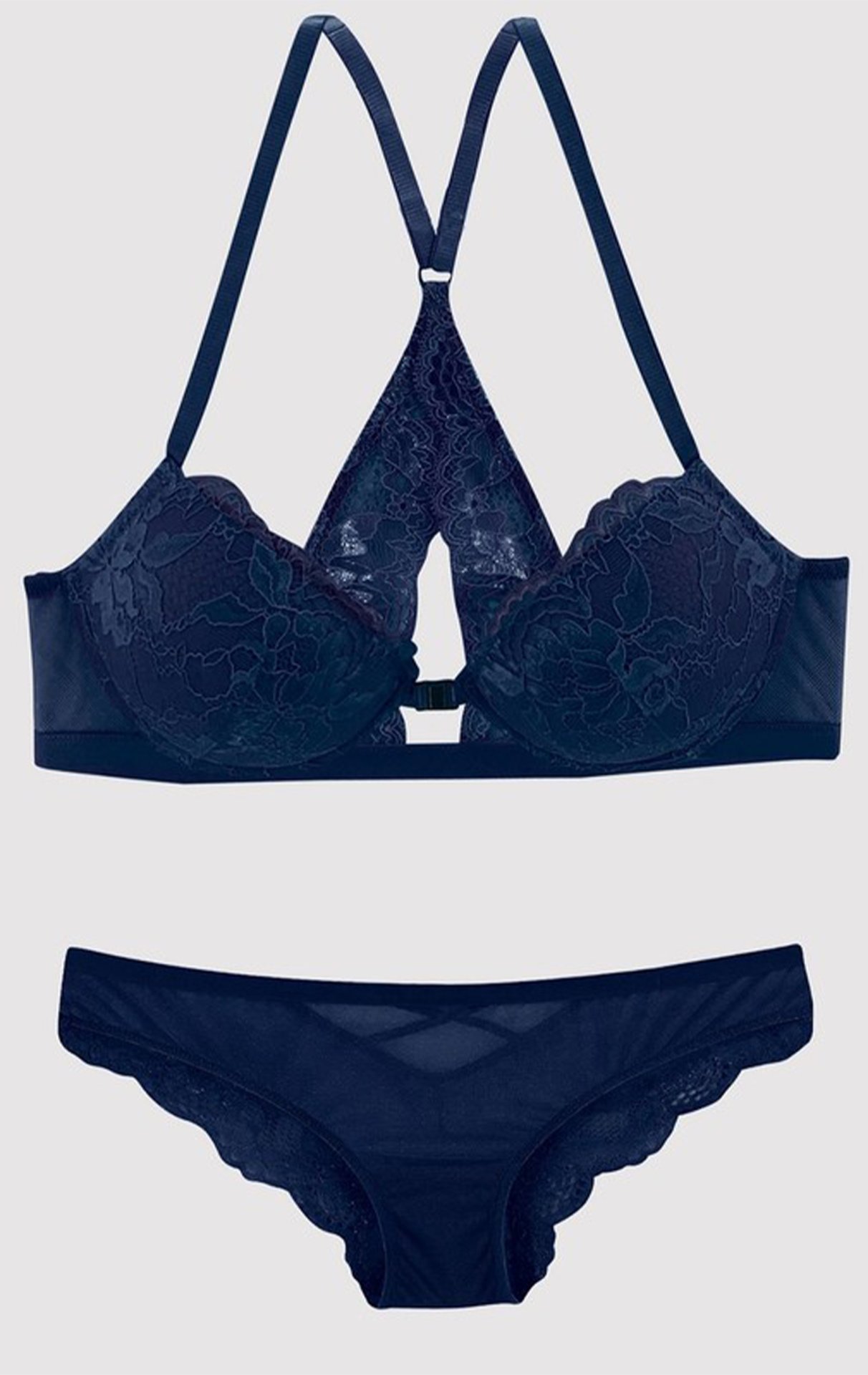 Pierre Cardin 4685 PushUp Önden Açılabilir Sütyen Külot Takım