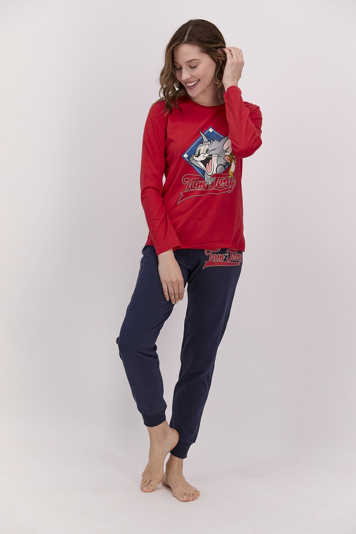TOM&JERRY ANNE-KIZ PİJAMA TAKIMI