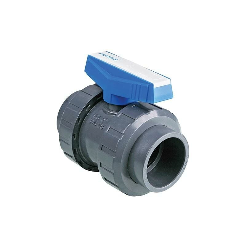 Pimtaş Havuz Pvc Küresel Su Vanası d.50 mm Yapıştırmalı-Pool Valve-ToptancıyızBiz