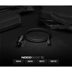 NOCO GBC011 12V 65Watt TYPE-C Araç Çakmak Uçlu GBX Serisi Akü Takviye ve Hızlı Şarj Bağlantı Kablosu