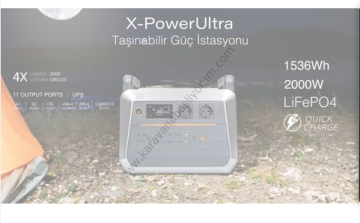 X-Power Ultra Taşınabilir Mobil Güç İstasyonu 480000 MAH 1536 Wh