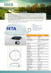 Neta MBA36 Mobilsat 3 Çıkışlı Araç ve Karavan Uydu Anten