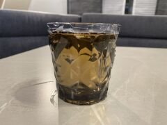 Akrilik Prizma Bardak 250 ml Füme 4'lü