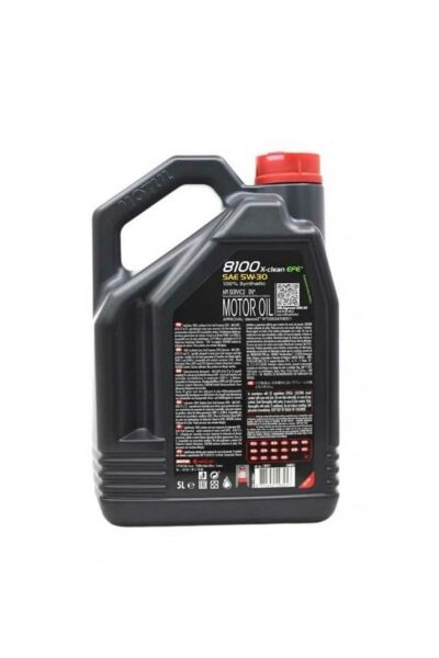 Motul 8100 X-Clean Efe 5W30 Motor Yağı 5 Litre