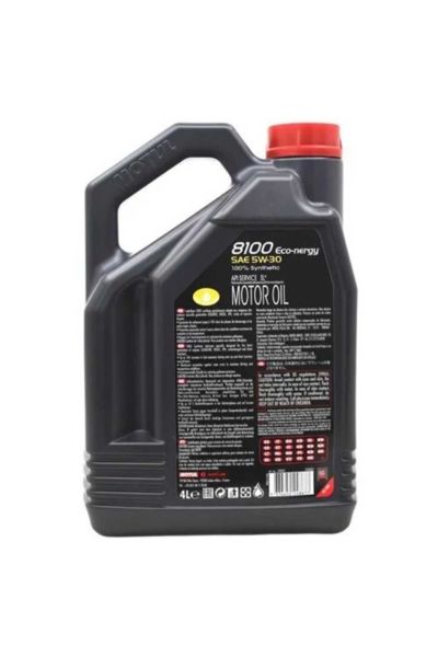 Motul 8100 Eco-Nergy 5W30 Motor Yağı 4 Litre