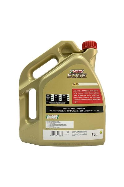 Castrol Edge 5W30 LL Motor Yağı 5 Litre