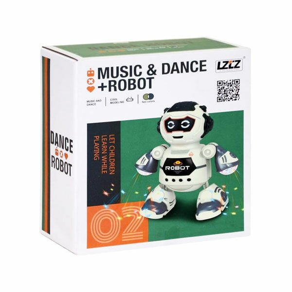 Can Ali I-6678-2 Pilli Işıklı Sesli Dans Eden Oyuncak Robot