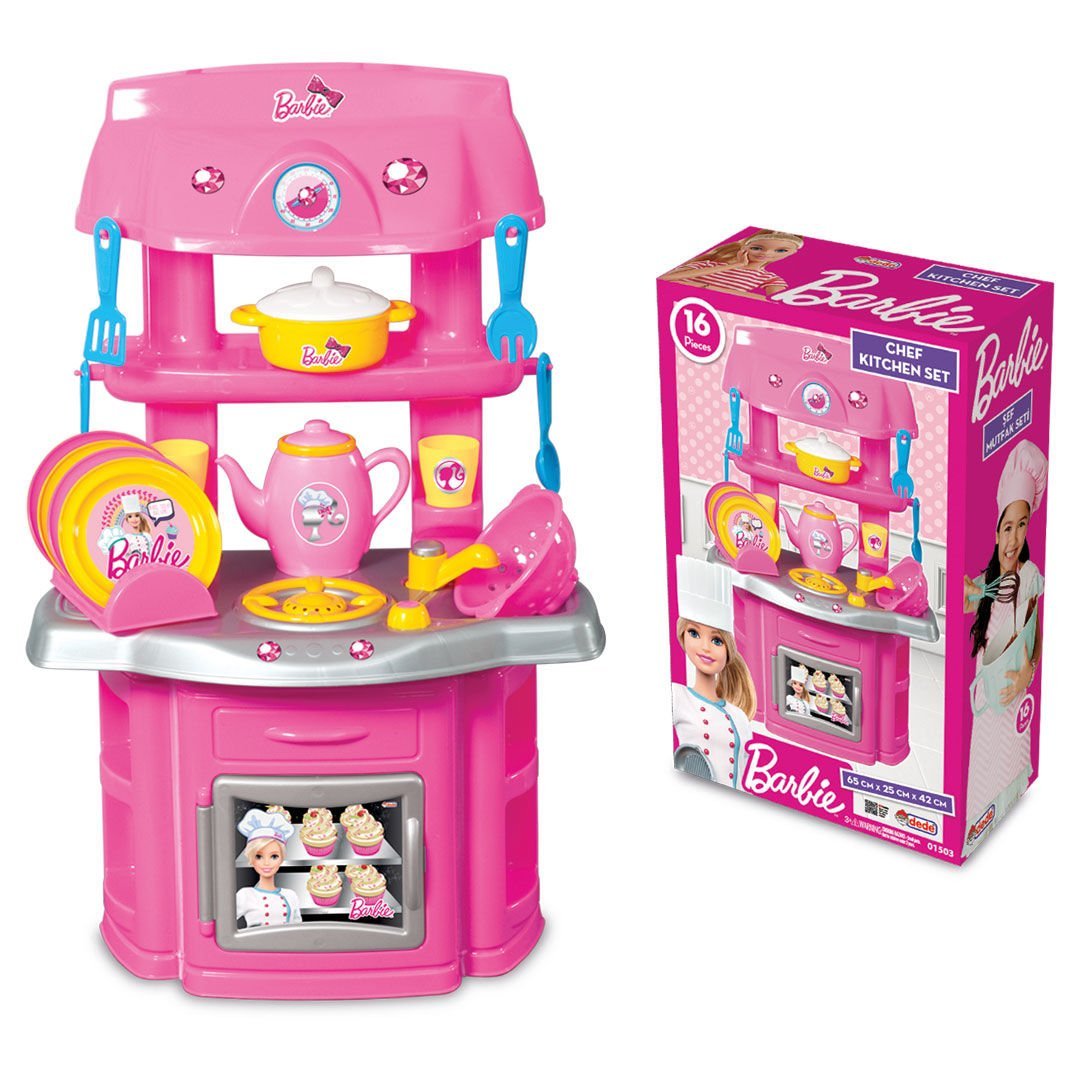 Dede Barbie Şef Mutfak Set