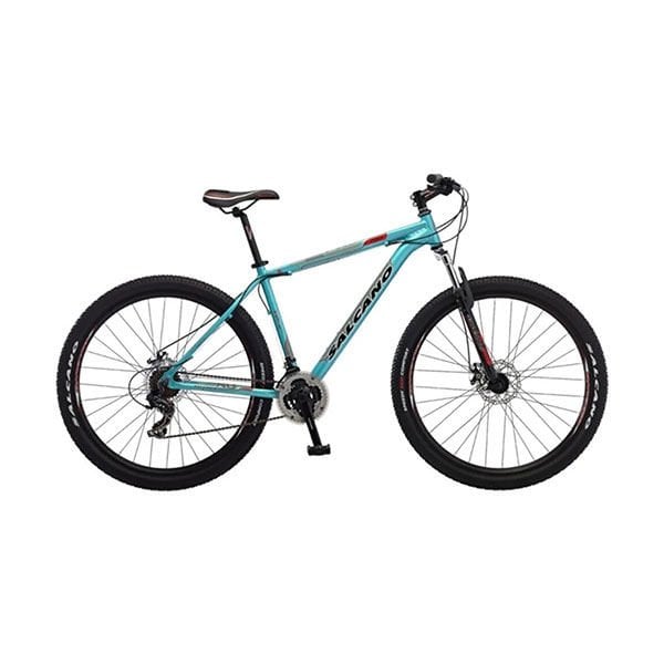Salcano NG750 29 HD 29 Jant 19'' (185 cm ve üzeri Boy) Hidrolik Disk Fren Dağ Bisikleti Mat Turkuaz Beyaz Turuncu