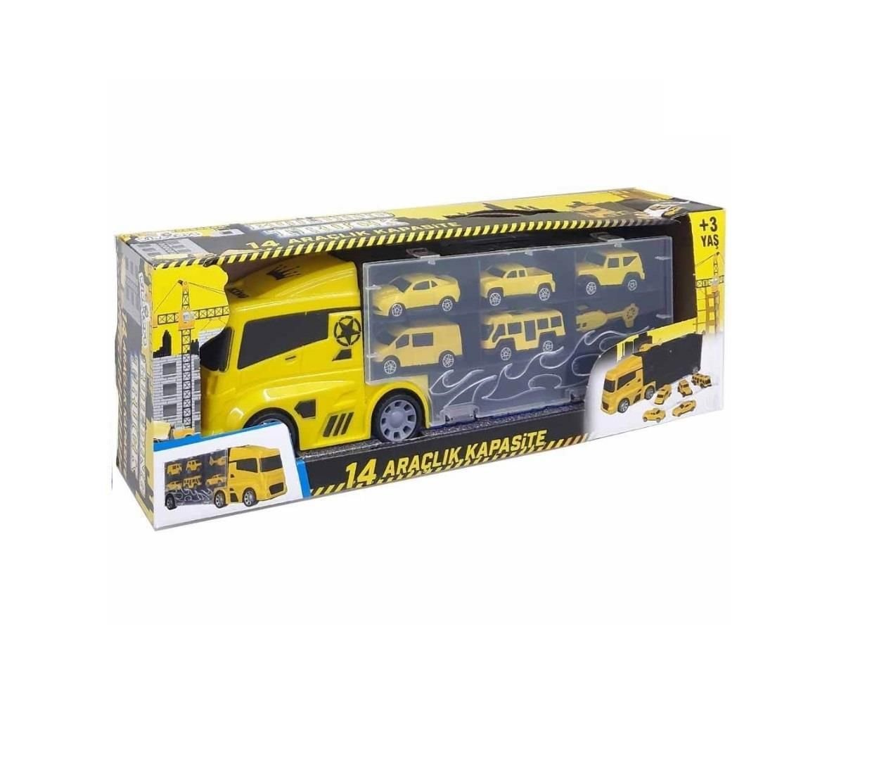 King Toys LAL2017 İnşaat Araçları Taşıyan Tır