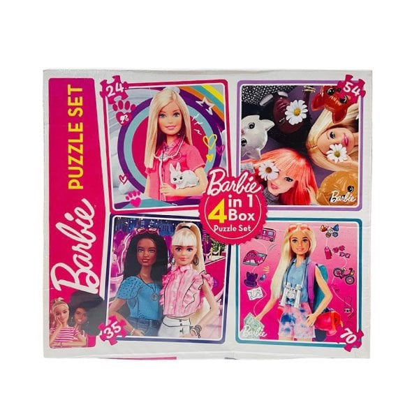 Diy Toy Barbie 4in1 Puzzle