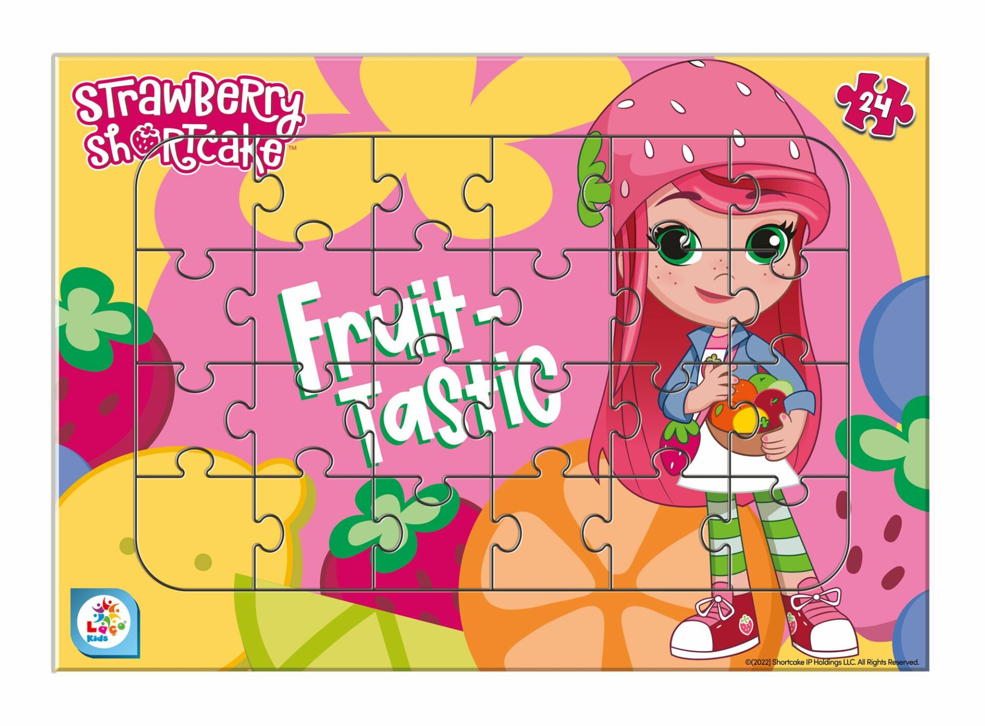 Laço Kids CK7862 Çilek Kız 24 Parça Frame Puzzle