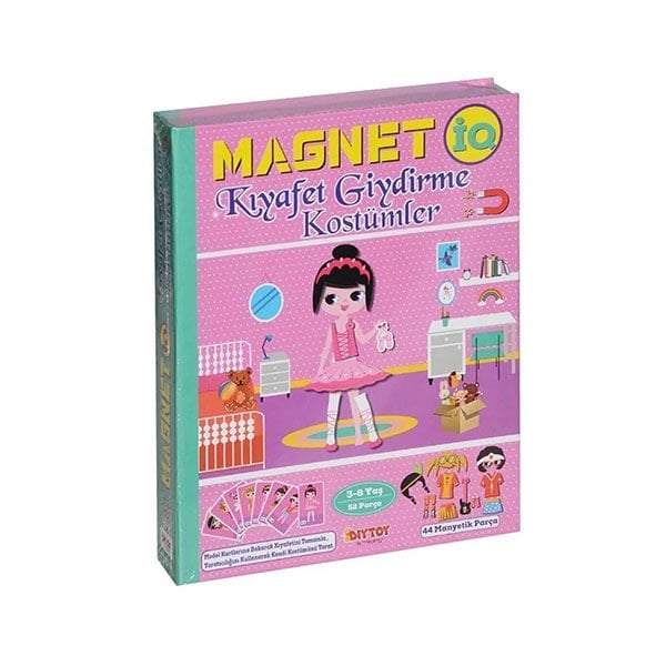 Diy Toy Manyetik Kıyafet Giydirme