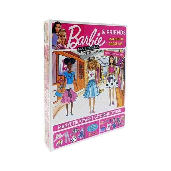 Diy Toy Barbie Fashionistas Manyetik Kıyafet Giydirme