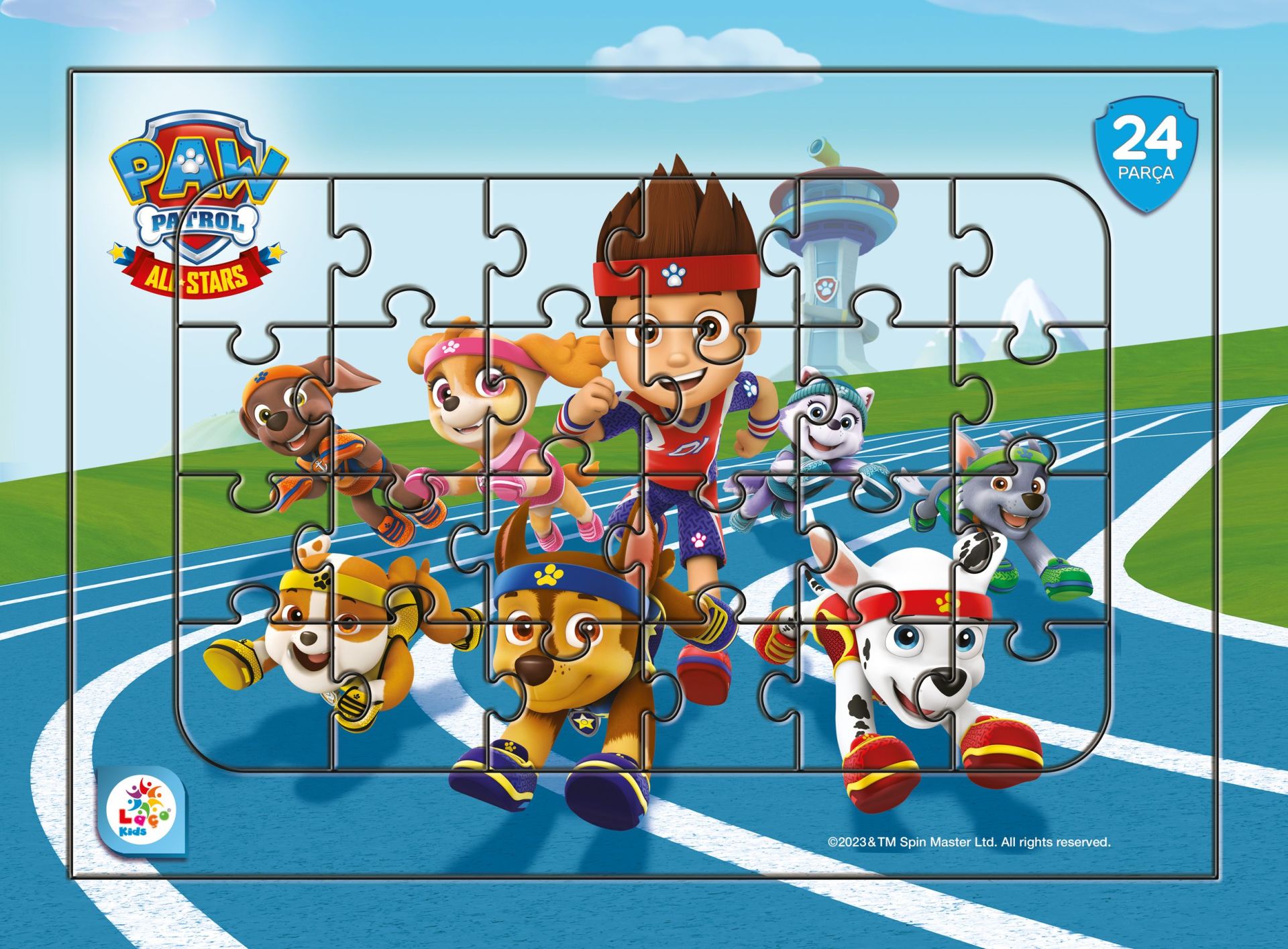 Laço Kids PW7918 Paw Patrol Tasmalı 24 Parça Frame Puzzle