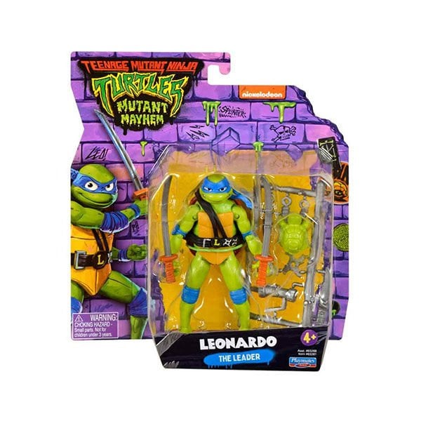 TMNT Mutant Mayhem Leonardo Figürü