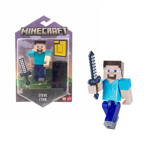 Minecraft Aksesuarlı Figürler Steve