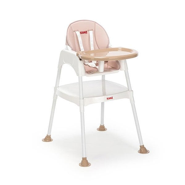 Kanz Yummy 3 in 1 Çalışma Masalı Mama Sandalyesi Bej