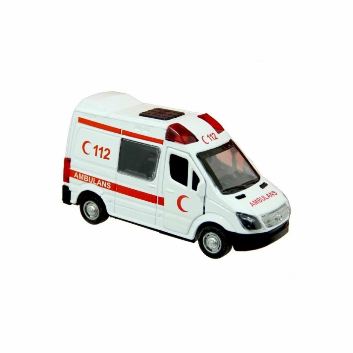 Kembay 3031 Kapısı Açılır Çek Bırak Oyuncak Acil Yardım Arabaları