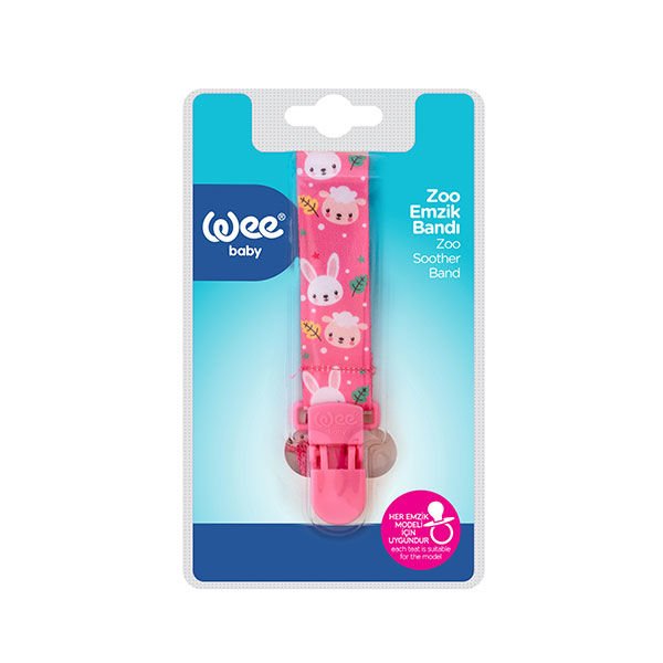 Wee Baby Zoo Emzik Bandı Pembe