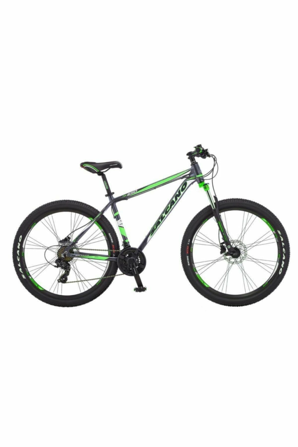 Salcano NG650 29 HD 19'' Hidrolik Disk Fren 29 Jant (185 cm ve üzeri Boy) 21 Vites Dağ Bisikleti-Mat Antrasit Yeşil Beyaz