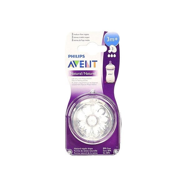 Philips Avent Natural Biberon Emzik 3M+ 2 Li