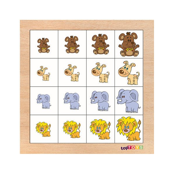 Chiva Küçükten Büyüğe Sıralama Ahşap Puzzle