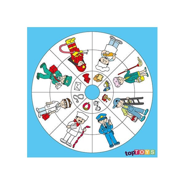 Chiva Dairesel Temalar Meslekler Ahşap Puzzle