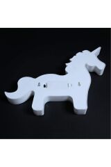 3d Unicorn Dekoratif Pilli Led Masa Duvar Ve Gece Lambası Aydınlatma