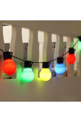 Yılbaşı Süslemesi Renkli 40 Led Minik Top Dolama Led Işık Zinciri (rgb) Fişli
