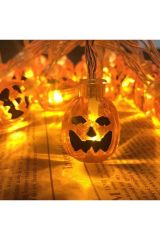 Halloween Cadılar Bayramı Bal Kabağı Şeklinde Damla Süs Lambası