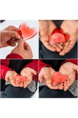 10 Adet Kalp Şekilli Sihirli Isıtıcı Jel Cep Sobası Kalpli El Cep Isıtma 10 Adet
