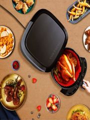 Air Fryer Hava Fritözü Silikon Pişirme Kalıbı 20 Cm x 5 Cm Kırmızı
