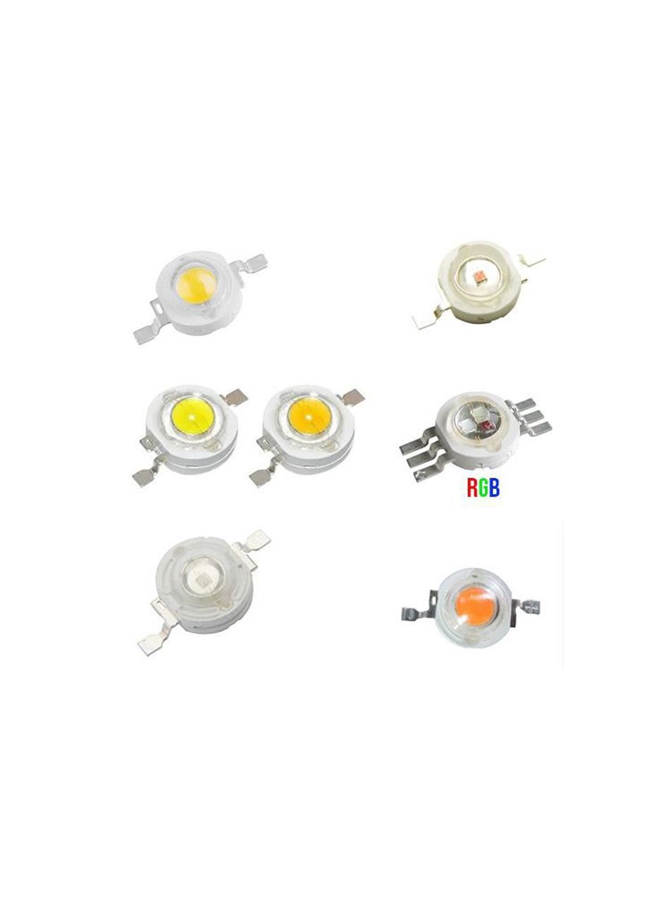 Power Led 1-3 Watt 350-700mA 3 Watt - Amber (Sarı) 1 Adet