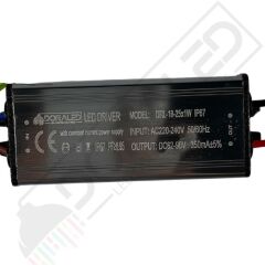 18-25X1W 350Ma 62-90V Power Led Driver IP67 Power Led Sürücü