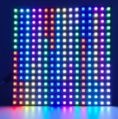 WS2812B Matrix Dijital Esnek Ekran 16x16 RGB Led Ayrı Ayrı Adresli Matrix Ekran 5V