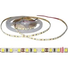 5mm 24V 120 Ledli 2835 Gün Işığı Şerit Led (5METRE)İNCE PCB Lİ